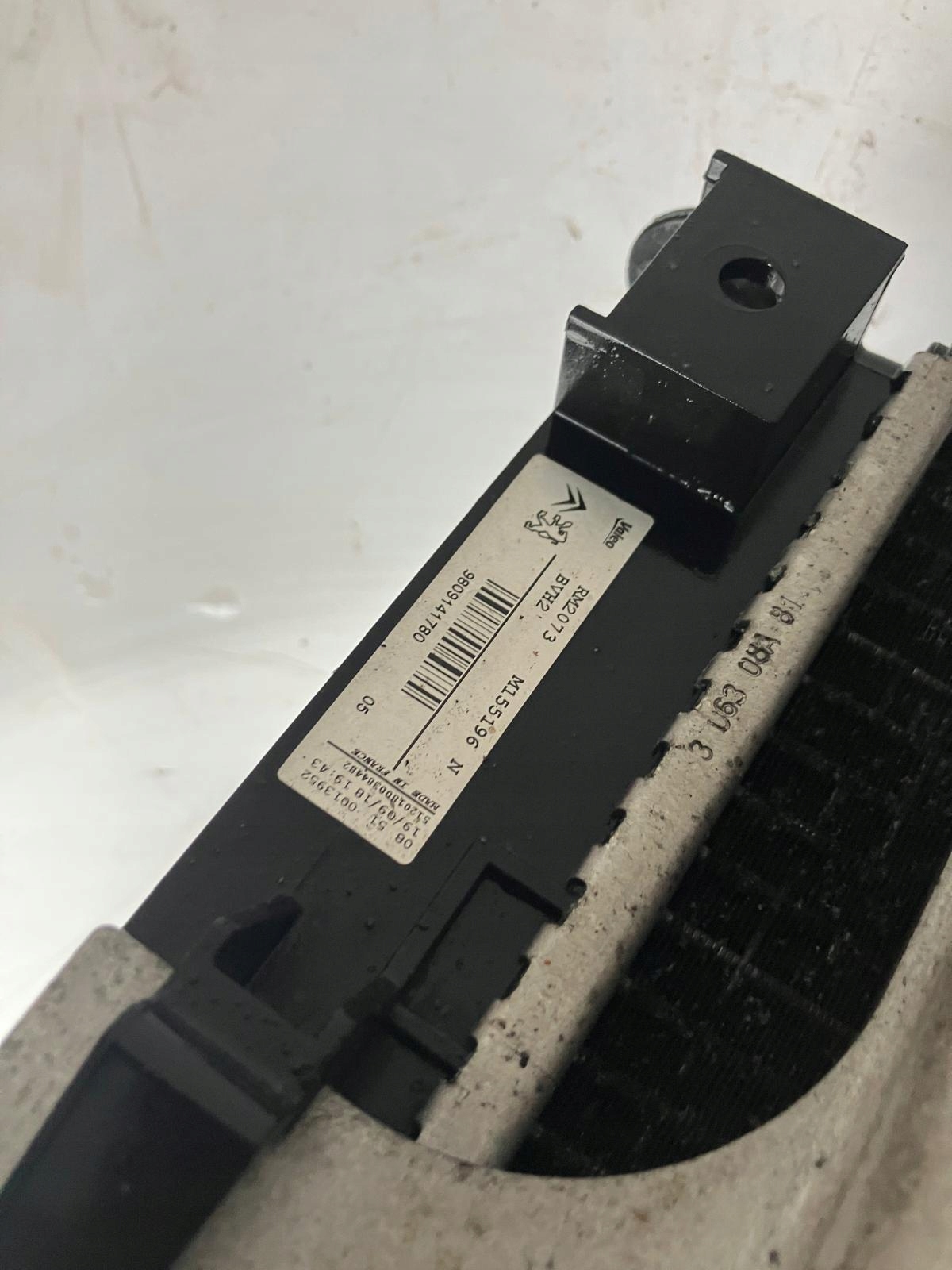 support panel for radiators radiator 308 T9 LIFT 9806313580