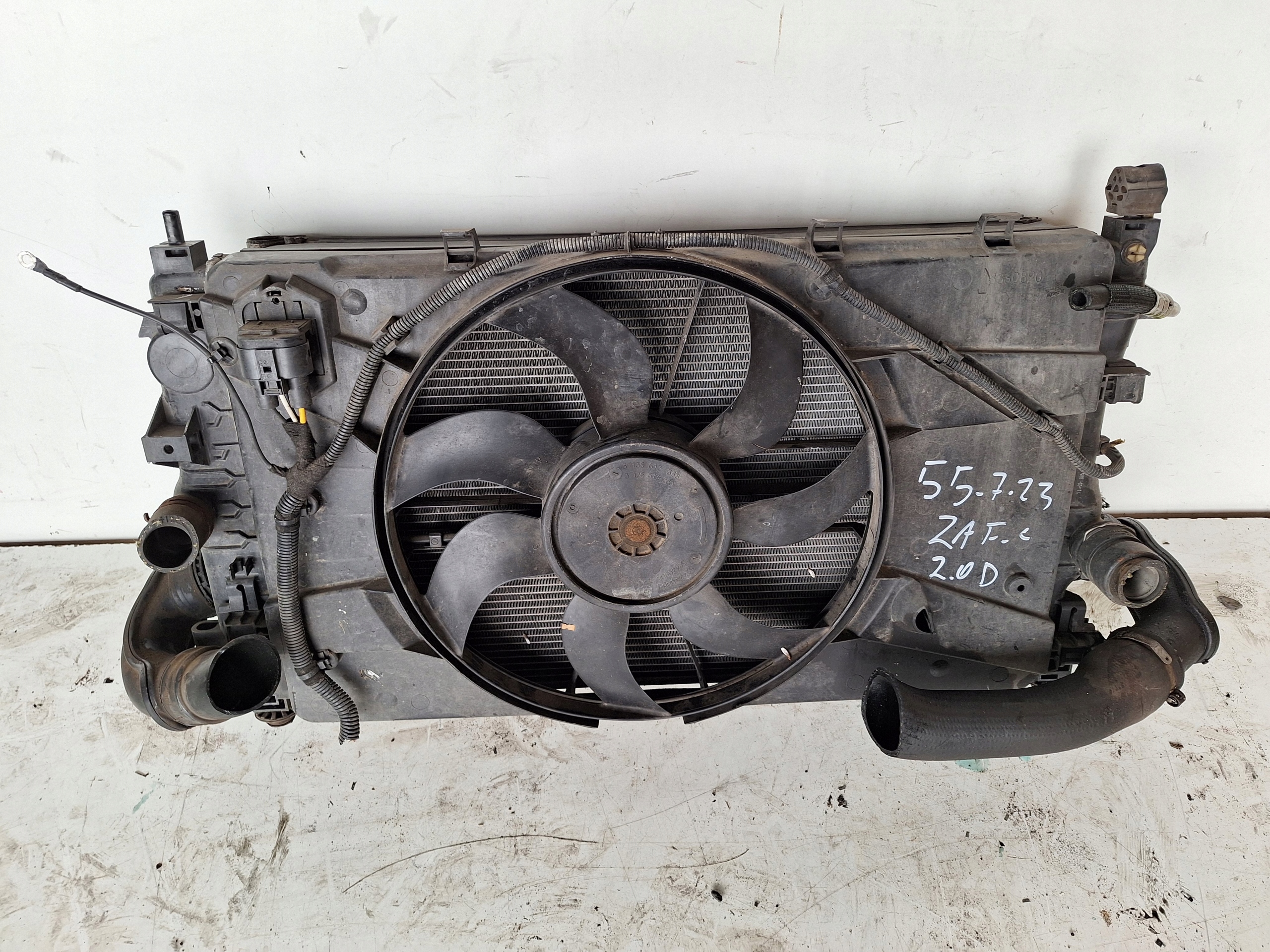 OPEL ZAFIRA C 12-16 support panel for radiators Z190 2.0 CDTI