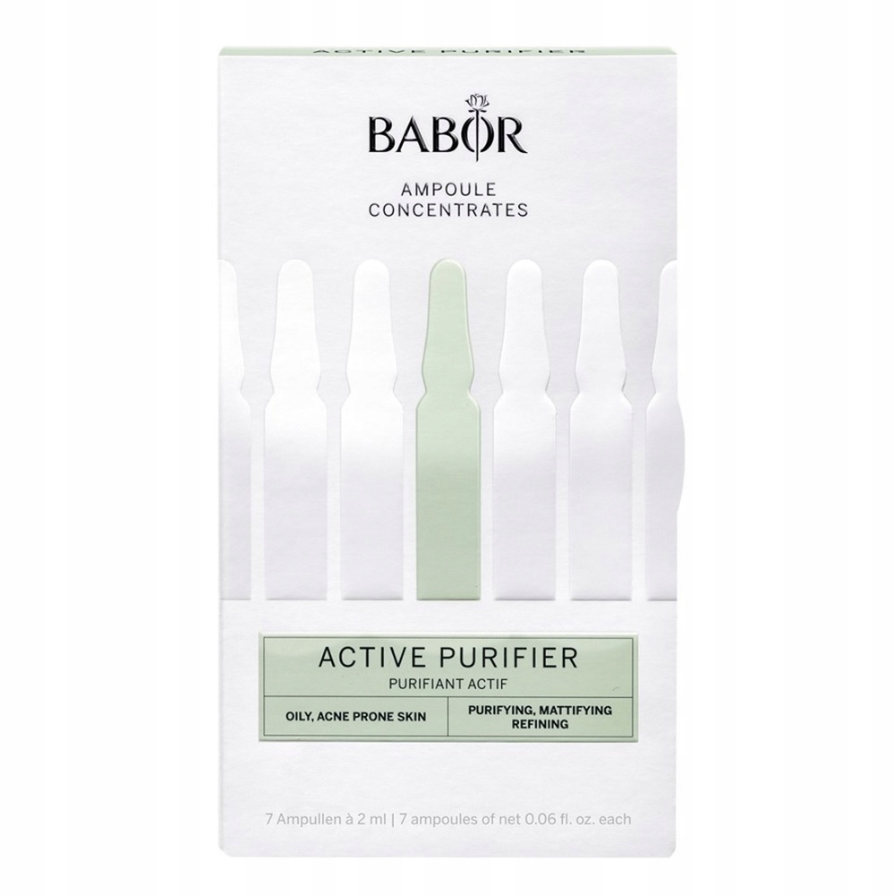 Active Purifier ampule pro znečištěnou pokožku na ekzémy Babor 7 x 2 ml