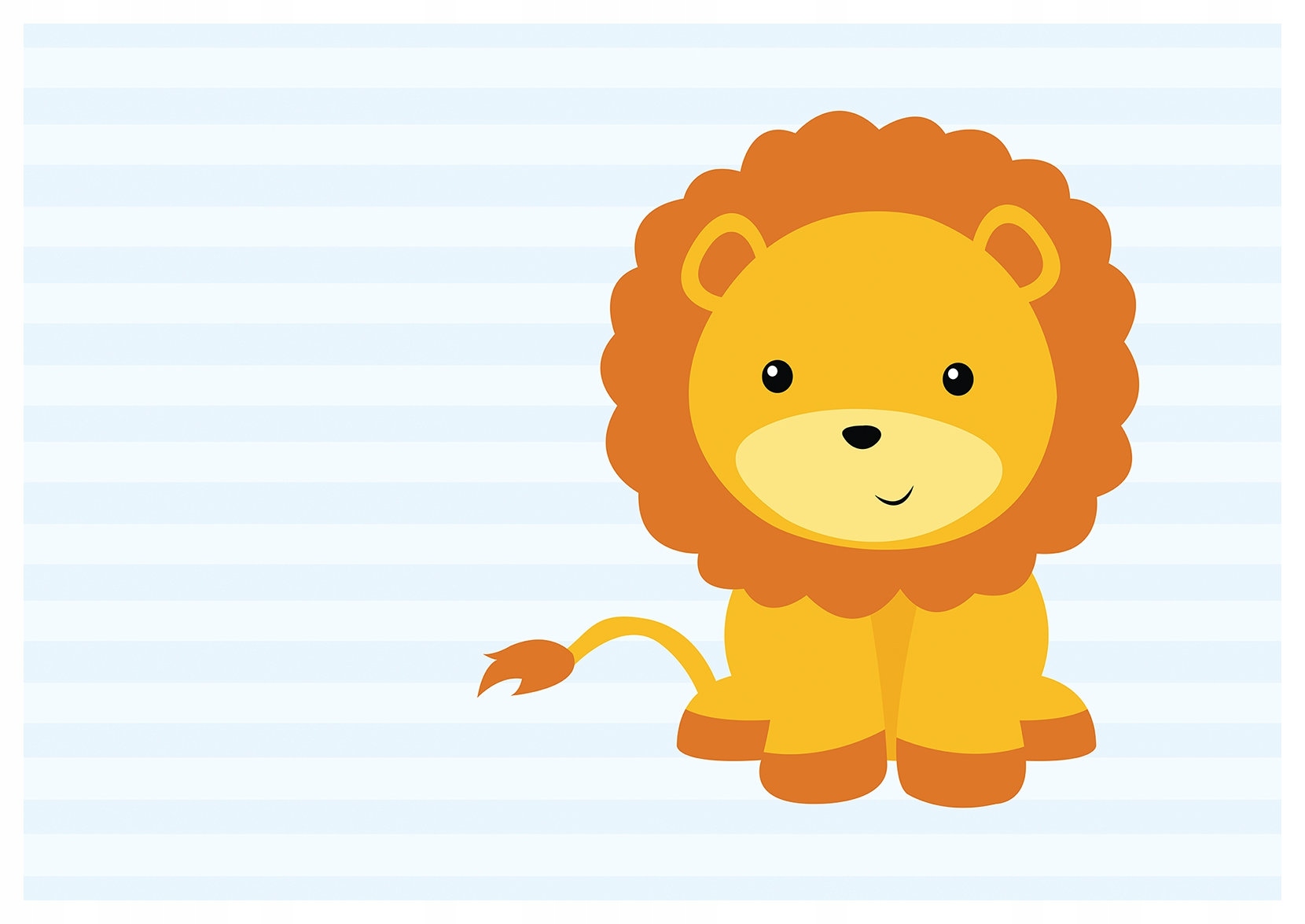 Vinylová fototapeta Lvíček na zeď do dětského pokoje 368x254 lepidlo