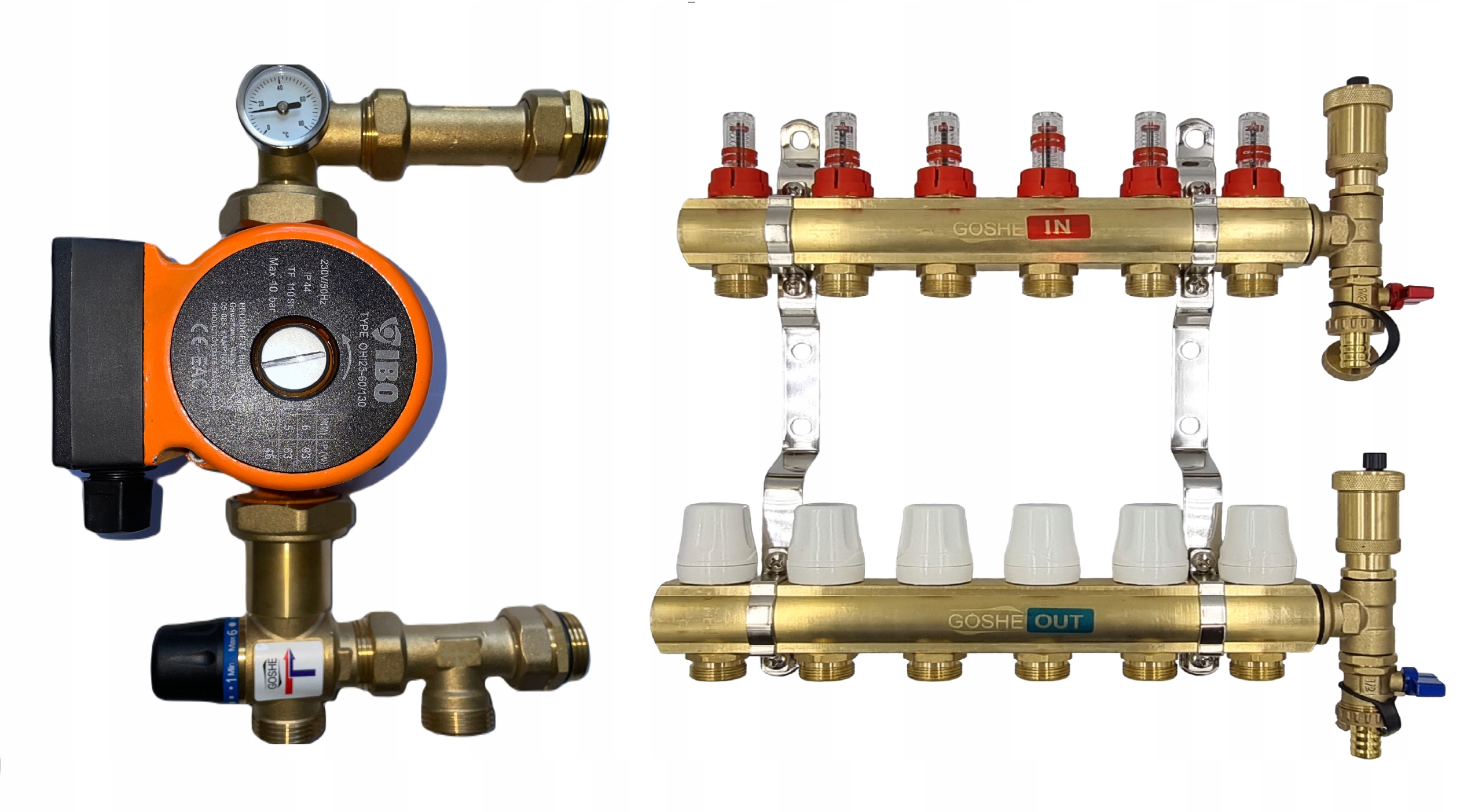 Rozdeľovač Podlahovky 6 Čerpacia Skupina Ohi Diamond