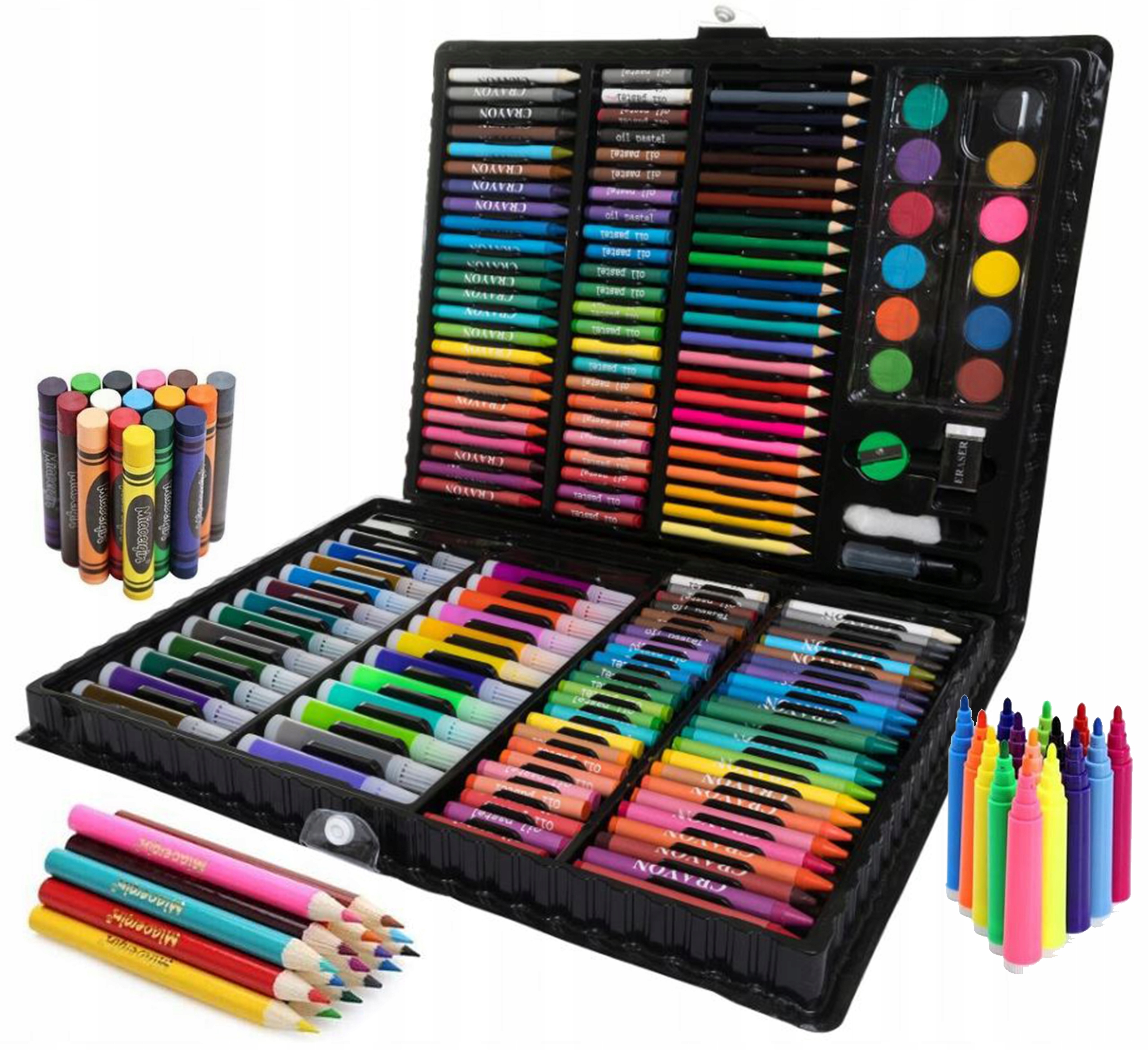 

Zestaw Artystyczny Do Malowania W Walizce Kredki