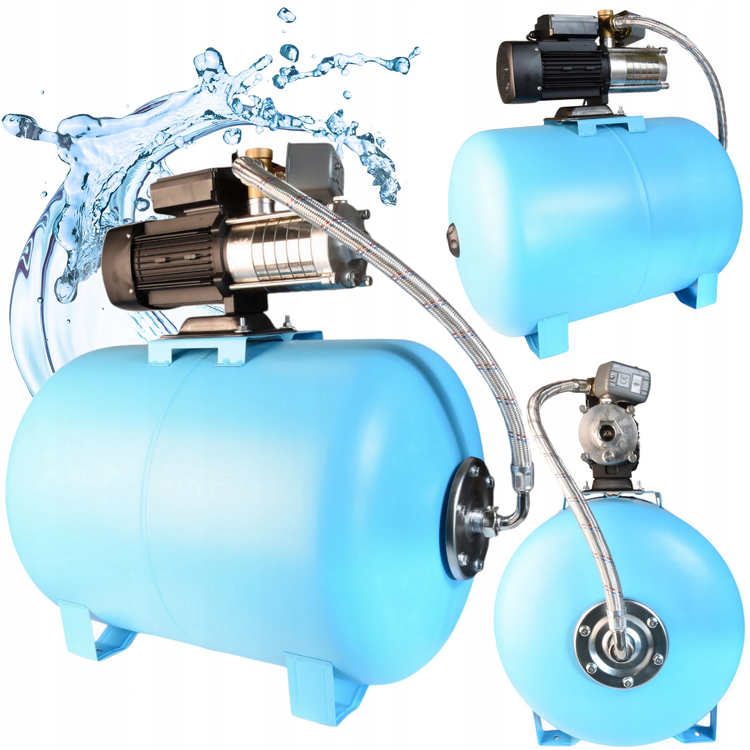 Hydrofor Na Vodu 100L Čerpadlo Alpinox 750W Silné rotory Inox Premium 4200l/h