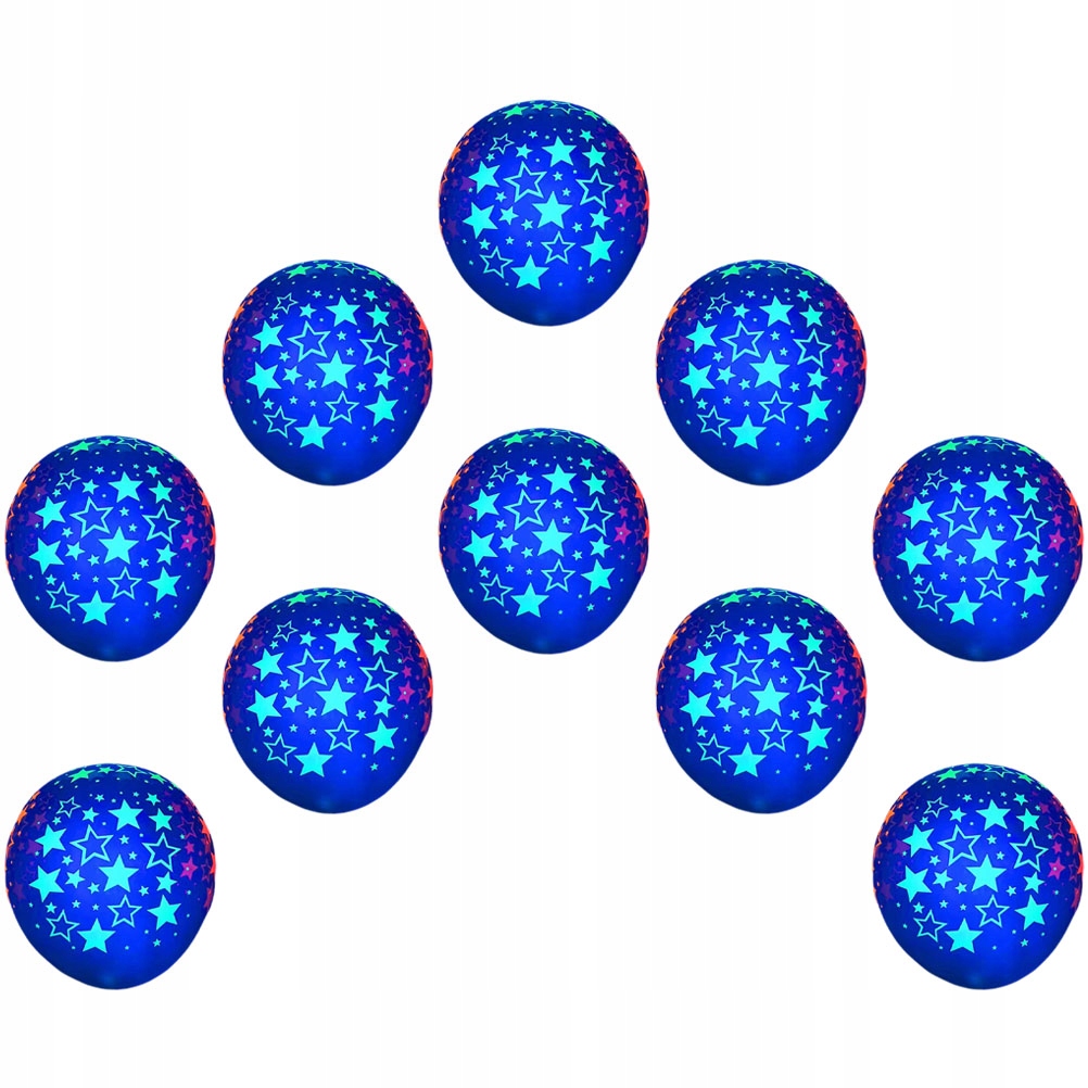 BALONY FESTIWALOWE WALENTYNKI NEONOWY BLASK