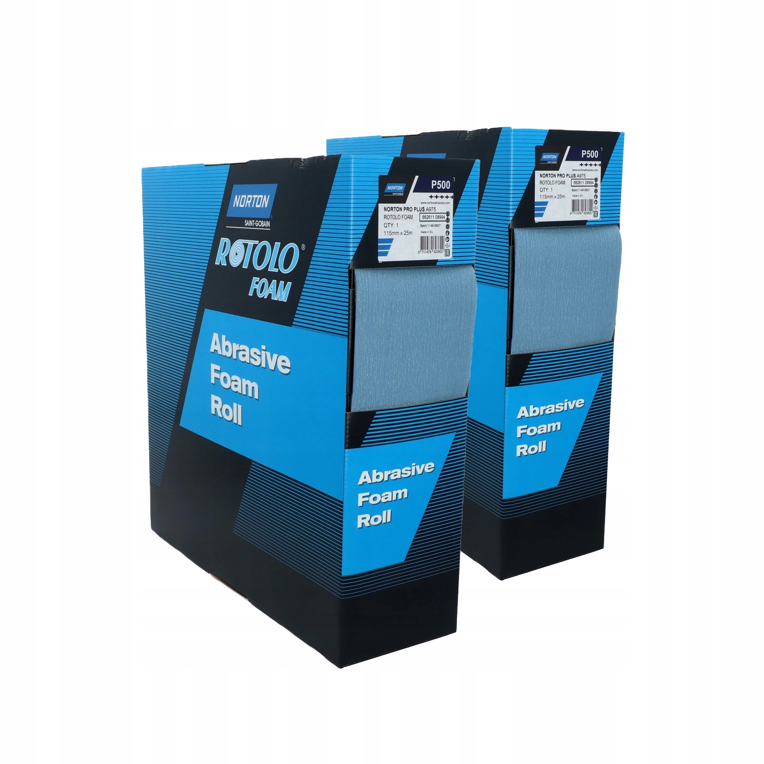 2 x Brúsny papier na špongii Norton Pro+ A975 P500