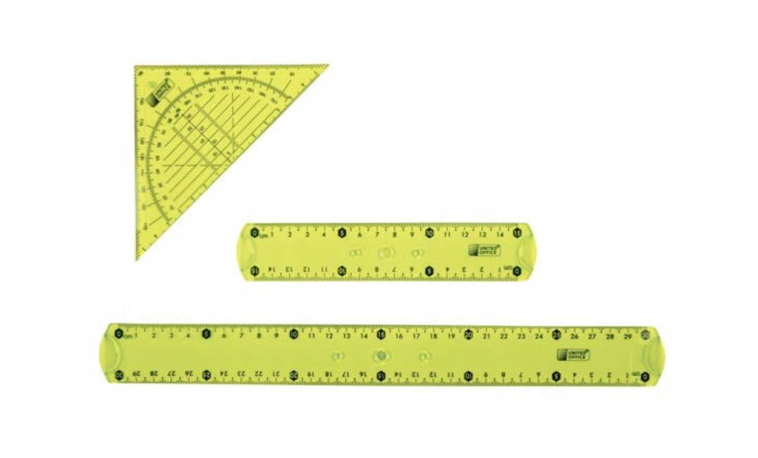 

Zestaw Geometryczny Elastyczny Gumowy 3 el