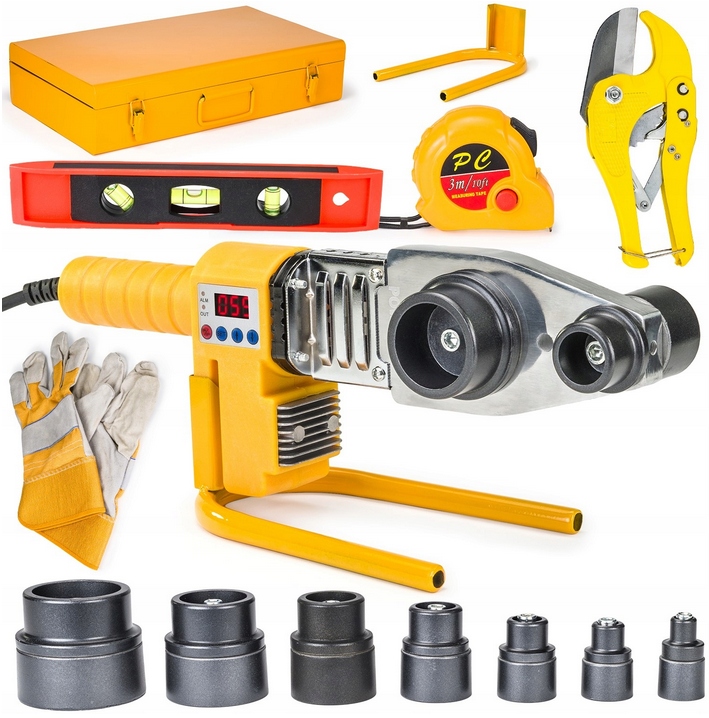 

Zgrzewarka Do Rur Pcv Pp 2800W LCD Matryce 16-63MM