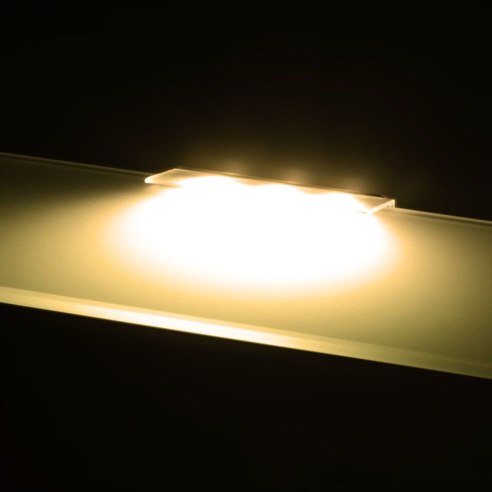 ZESTAW 4xKLIPS LED DO PODŚWIETLENIA PÓŁKI SZKLANEJ Kod producenta 0001310