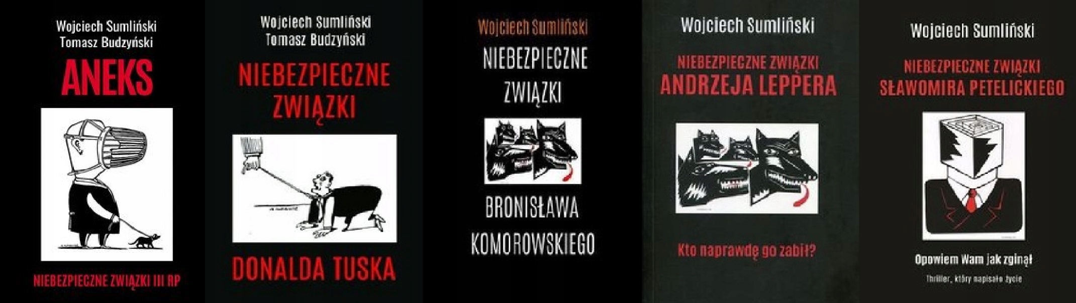 Aneks + Niebezpieczne związki Sumliński 5 książek