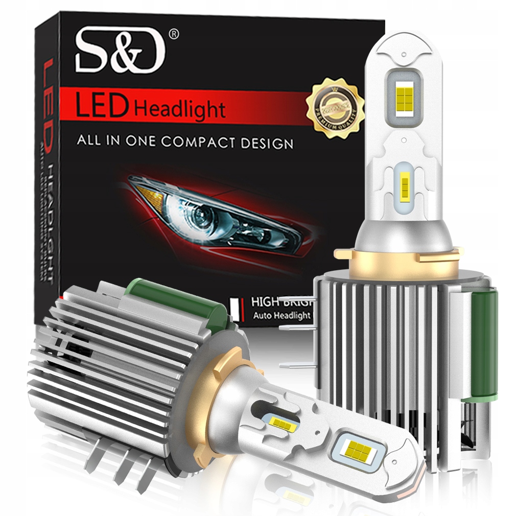 Led Žiarovky Retrify S&d H15 22000LM 100W Silné Denné Svetlá