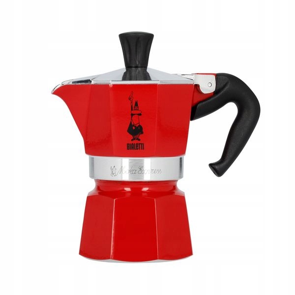 

Kawiarka Bialetti Moka Express czerwona 1tz 50ml