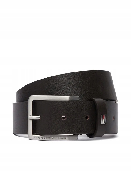 Tommy Hilfiger Hnědý Pásek Z Přírodní Kůže 125 6EA