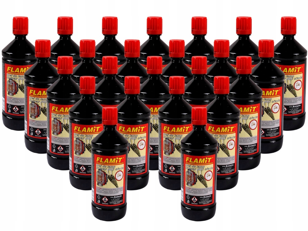 

Olej do lamp pochodni na komary 500ml zestaw 24szt