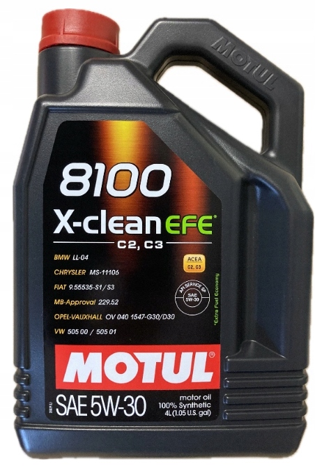 Olej silnikowy Motul 8100 X-Clean Efe 5L 5W-30