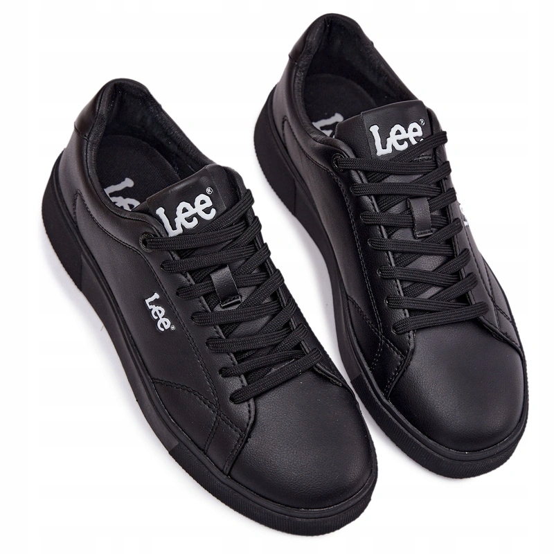 Pánské Tenisky Eko Kůže Lee Glenn Men LOW50261026.11A Černé 40