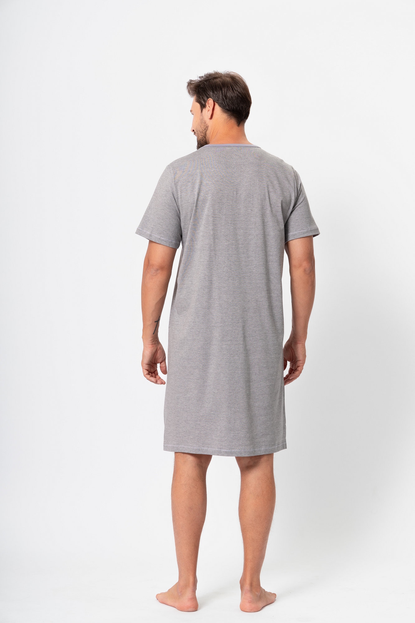 Męska koszula nocna M-Max Baltazar XXL Materiał dominujący bawełna