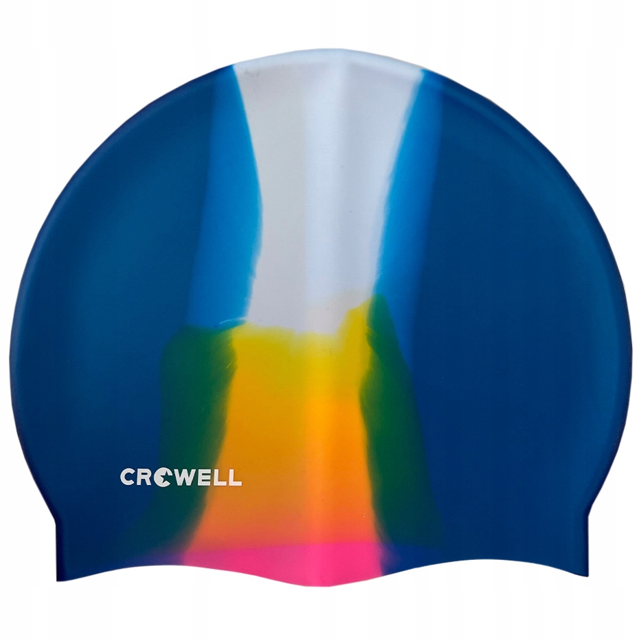 Czepek pływacki silikonowy Crowell Multi Flame kolorowy