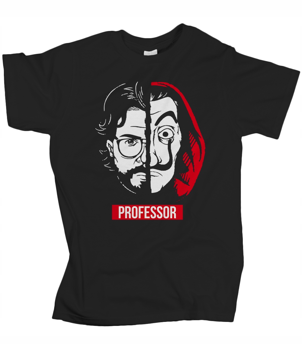 

Koszulka męska Dom z papieru bella ciao Profesor