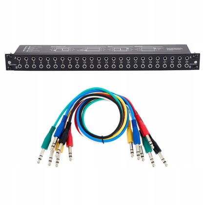 Sada krížoviek Neutrik Rean NYS-SPP-L1 patch panel káblov 0,60 m