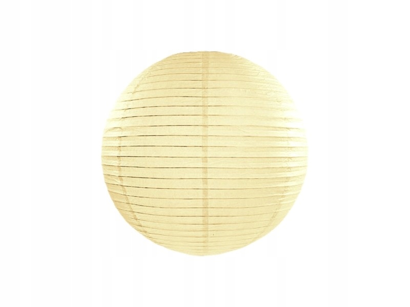 

Lampion papierowy kremowy dekoracja okrągła 35cm