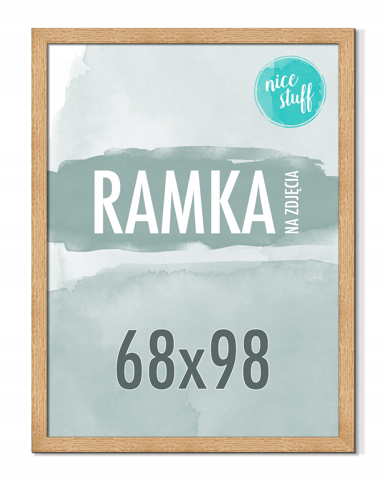 Rámeček 68x98 Rámeček Na Fotografie Plakát Rámečky na fotografie wotan dřevěný 98x68