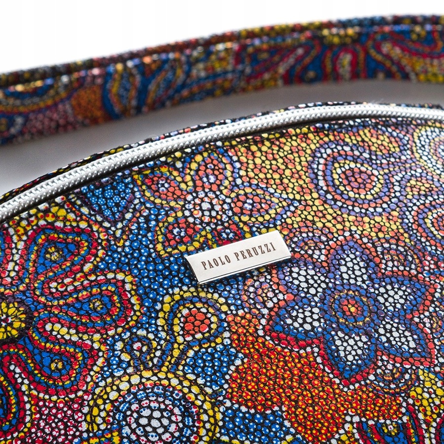 STYLOWA SASZETKA NERKA DAMSKA MODNY DESIGN SKÓRA Wysokość 12 cm