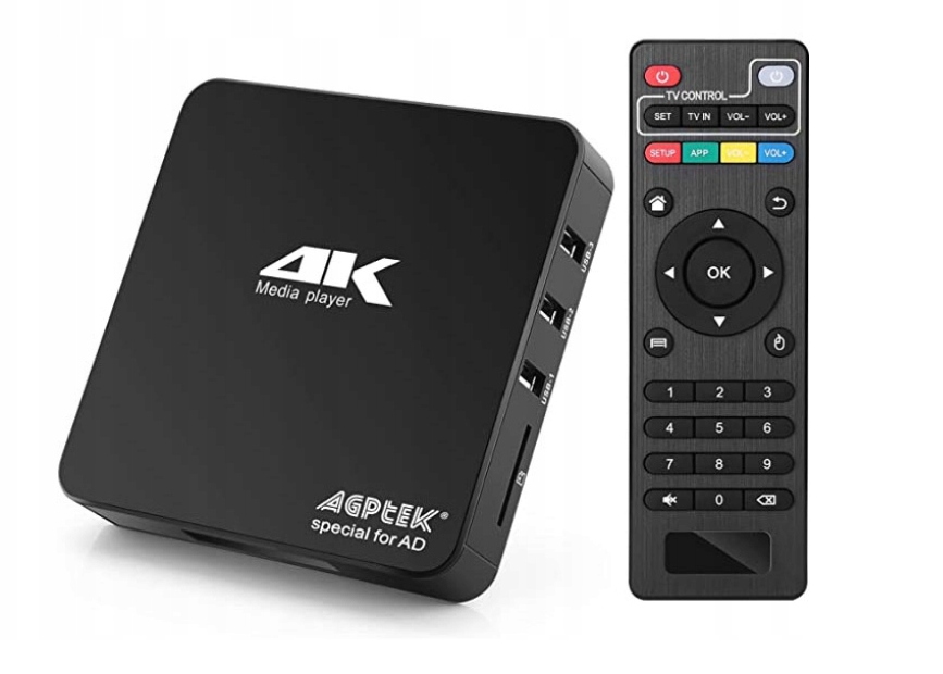 AGPTEK Media Player 4K Ultra HD Digital HDMI/AV