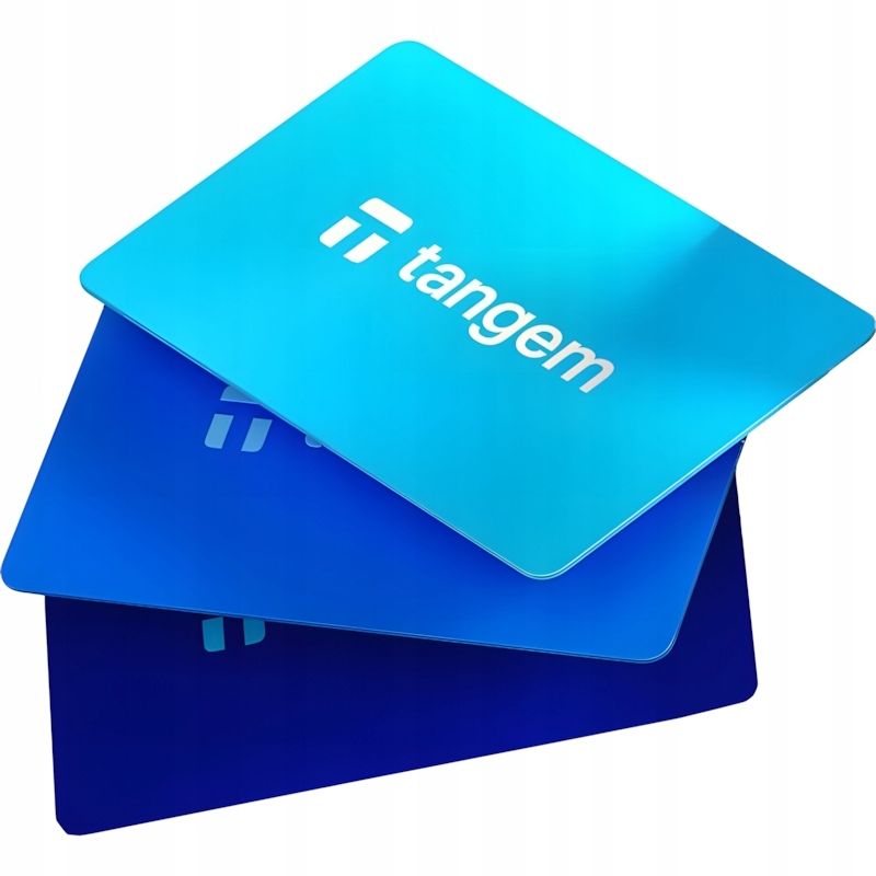 Hardwarová peněženka pro kryptoměny Tangem Wallet, odolné Nfc karty, 3 ks