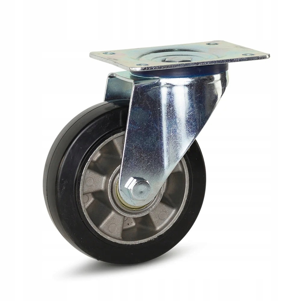 Koło transportowe z Gumy 150mm Nośność 330kg Aluminium