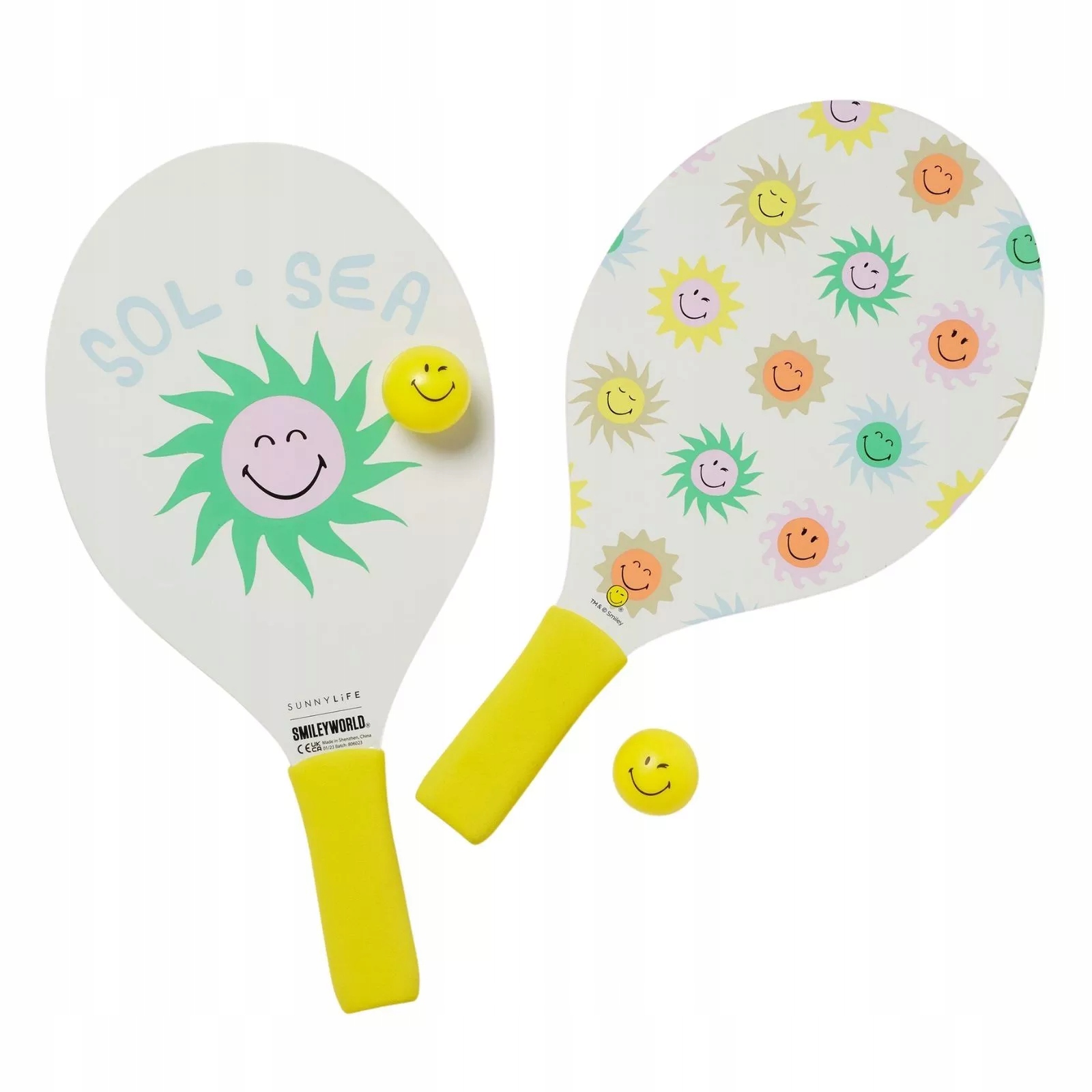 Plážové rakety Smiley world Sol sea Vícebarevné One size SUNNYLiFE