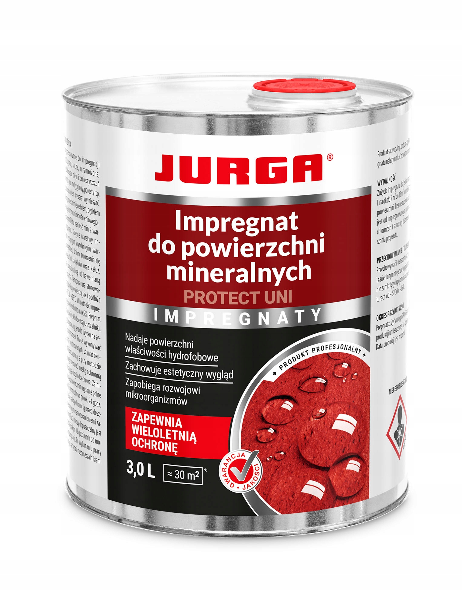 Impregnát Protect Uni pro Minerální stavební podklady hydrofobní 3L