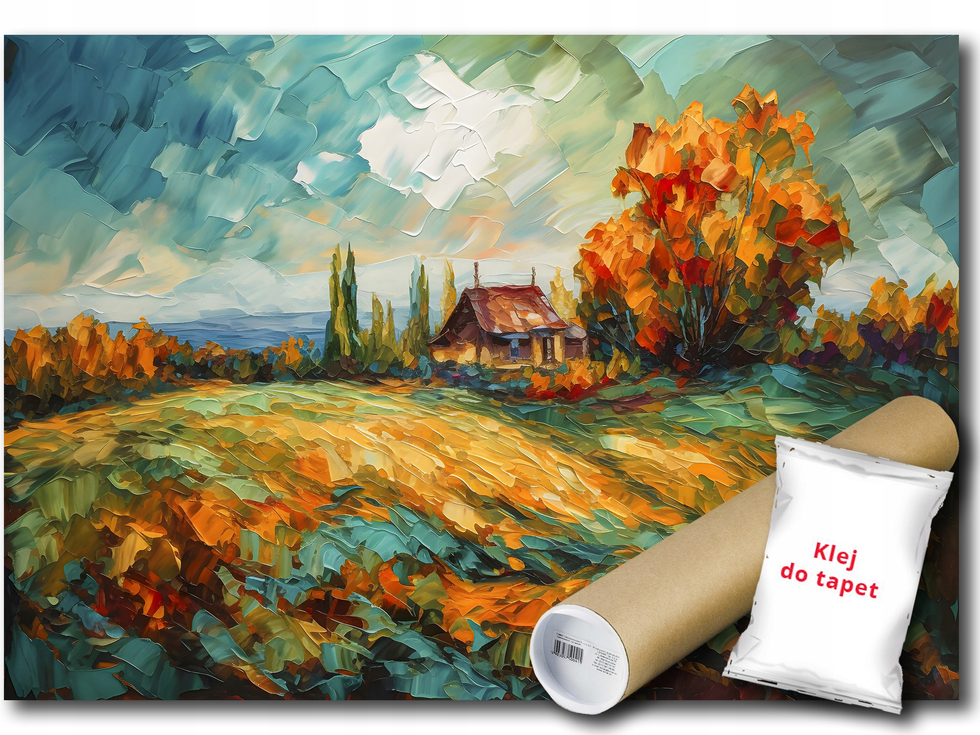 Vinylová Fototapeta Krajina Obraz Olej 208x146