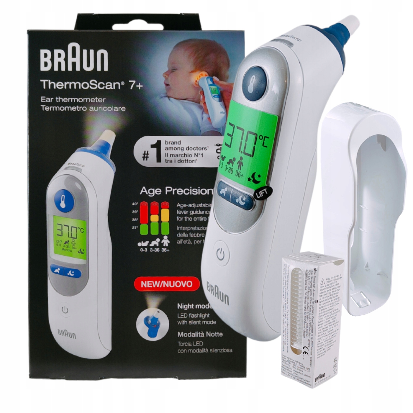 

Termometr Do Ucha Braun IRT6525 ThermoScan 7+