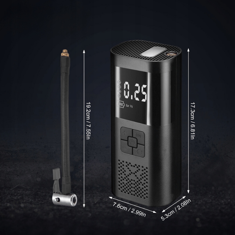 KOMPRESOR SAMOCHODOWY POMPKA DO ROWERU ELEKTRYCZNA Kod producenta VC-027