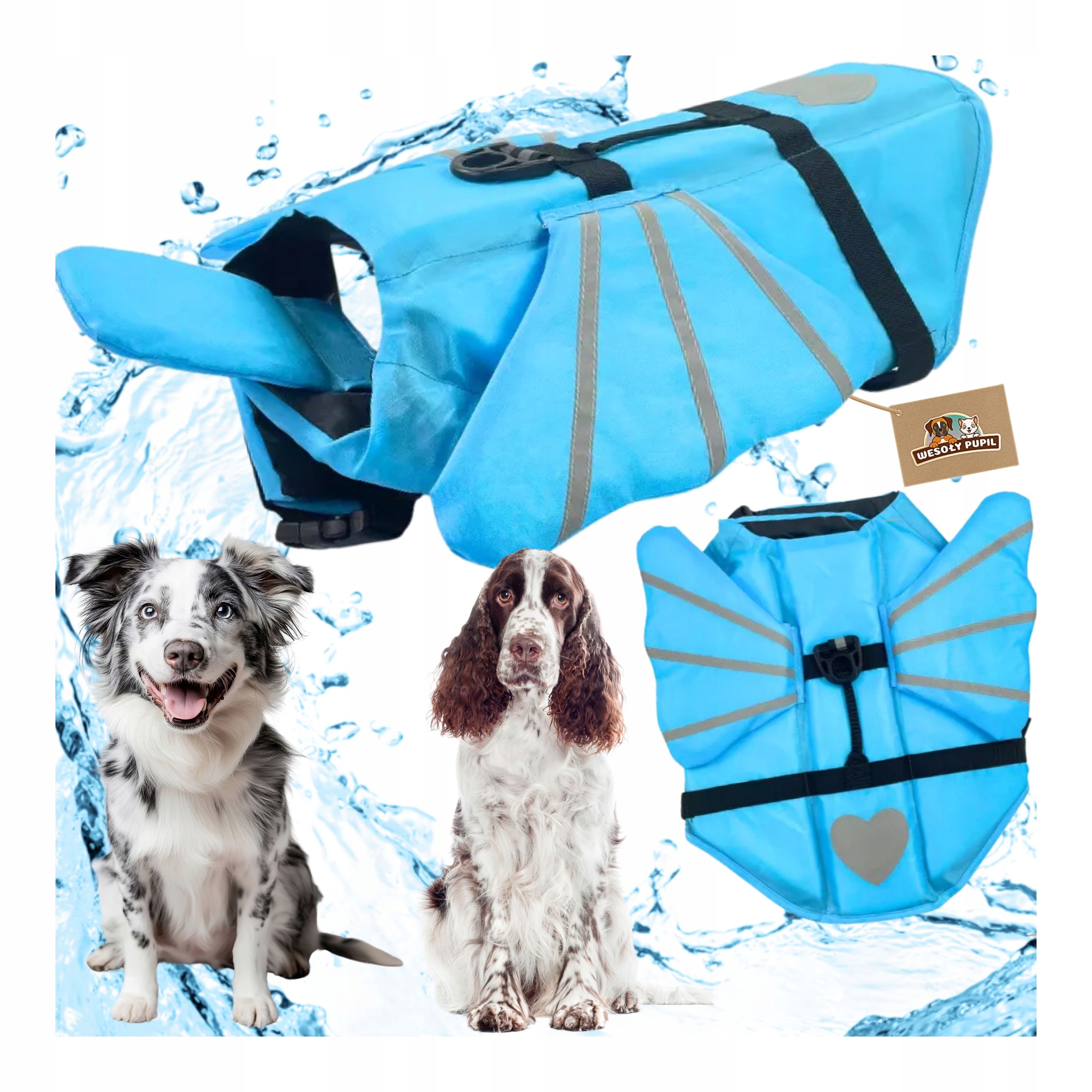 Levně Kapok pro psa plovací vesta do vody Se Křídly vel. M