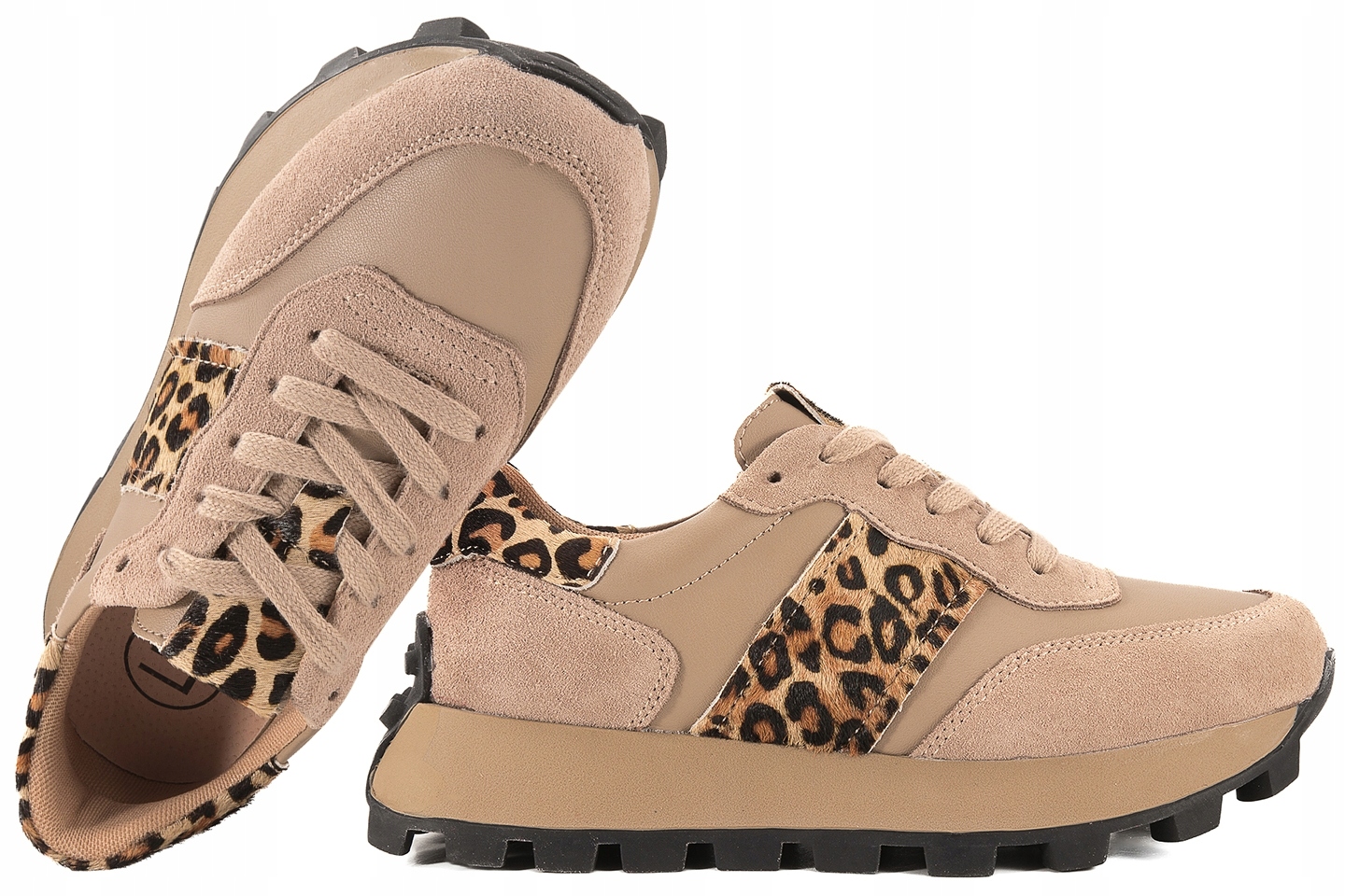 Filippo DP7112 Dámské Sportovní Polobotky Tenisky Na Platformě, Kožené, Velikost 41