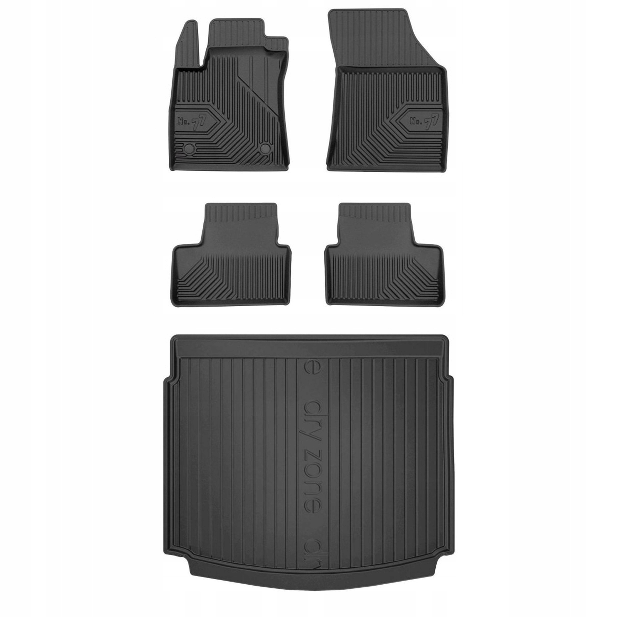 Gumová sada kobercov a rohoží pre Renault Megane IV od roku 2016