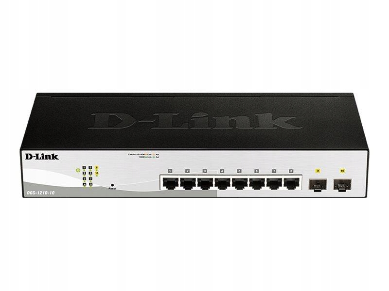 D-link 10-Port Layer2 Smart Managed Gigabit Switch dlink green 3.0 8x