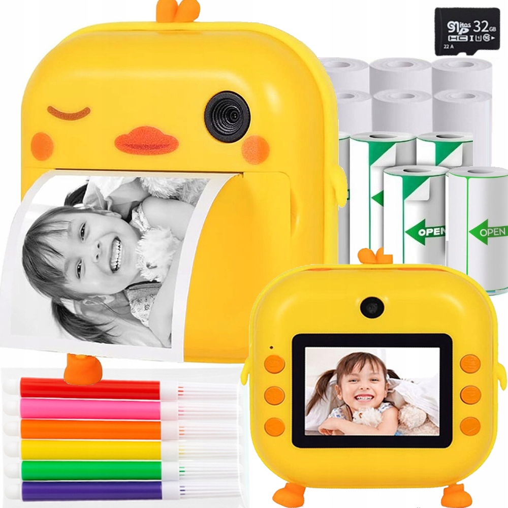 Mini Drukarka Drukuś Aparat Fotograficzny Natychmiastowy Termiczna