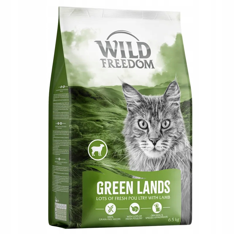 Wild Freedom Adult „Green Lands”, jagnięcina bezzbożowa receptura 6.5 kg