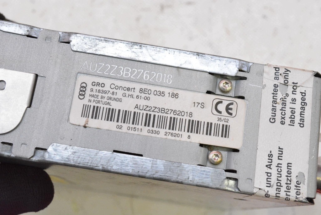 RADIO Radio CD RDS 8E0035186 AUDI A4 B6 00-05