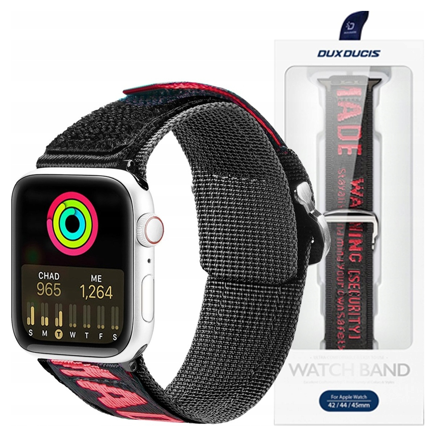 Dux Ducis Strap Pasek Do Apple Watch 49 45 44 42 MM Outdoor Nylonowy Wzór
