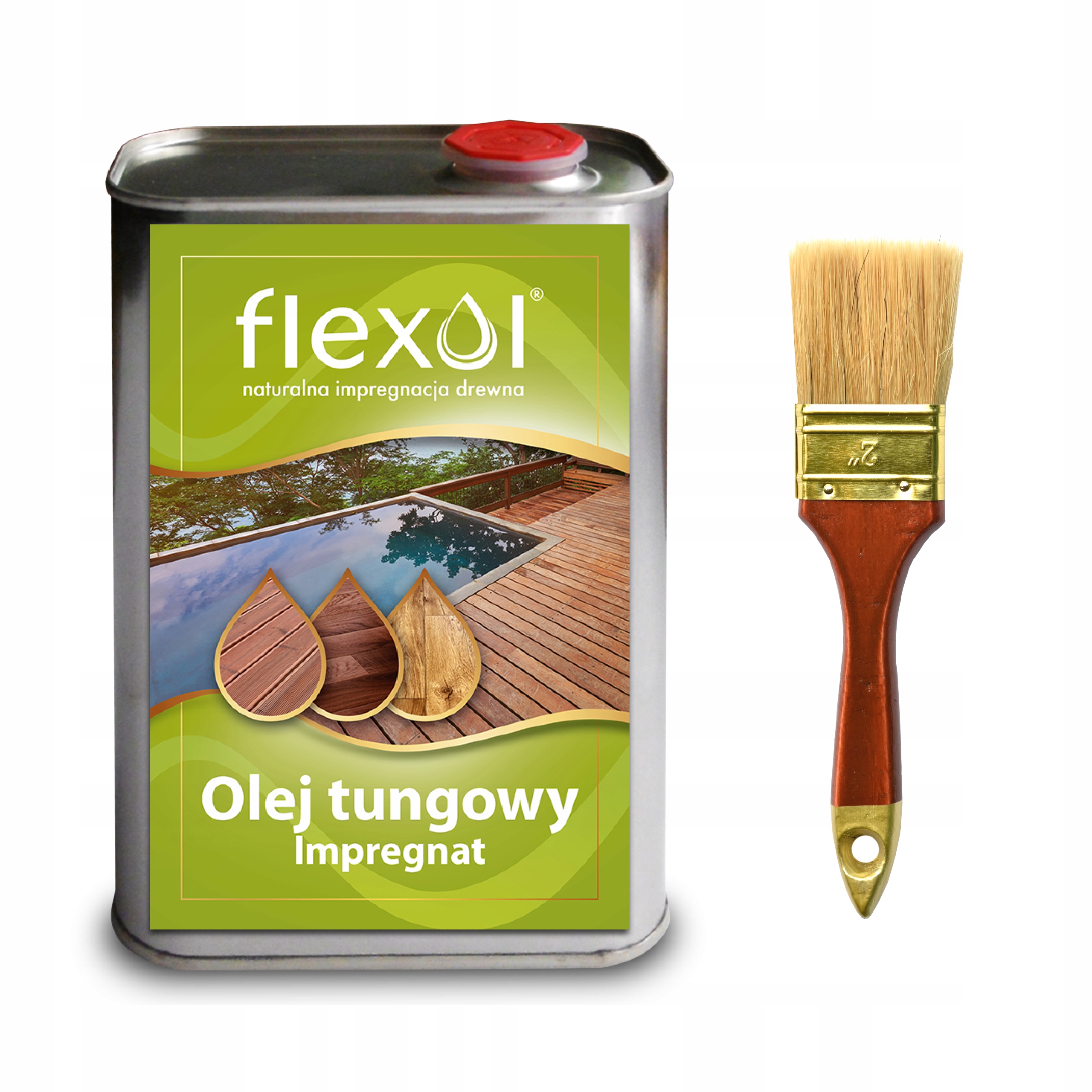 

Olej tungowy do drewna 100% naturalny 1L+