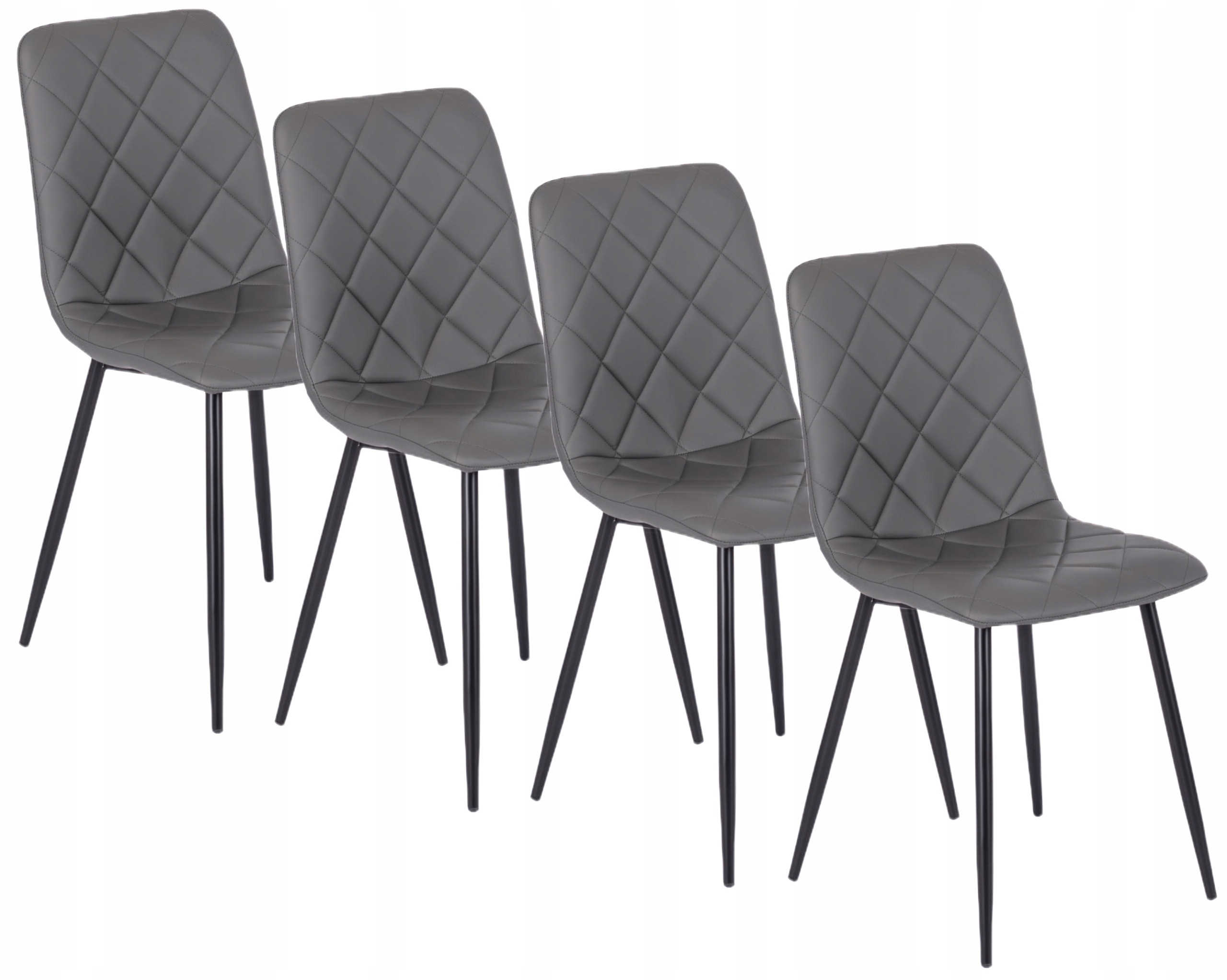 

Zestaw 4x Krzesło Bili Szare do Salonu Kuchenne