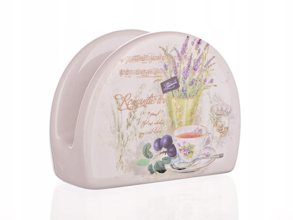 

Serwetnik ceramiczny stojak na serwetki Lavender