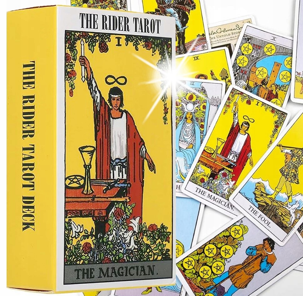 KARTY DO TAROTA ZESTAW TAROT WRÓŻBY 78SZT TALIA KART KLASYCZNYCH THE RIDER