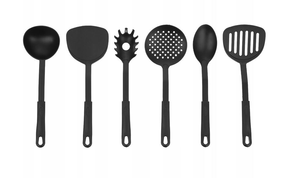 ZESTAW PRZYBORY KUCHENNE CHOCHLA ŁYŻKA ŁOPATKA 6EL Marka JKR