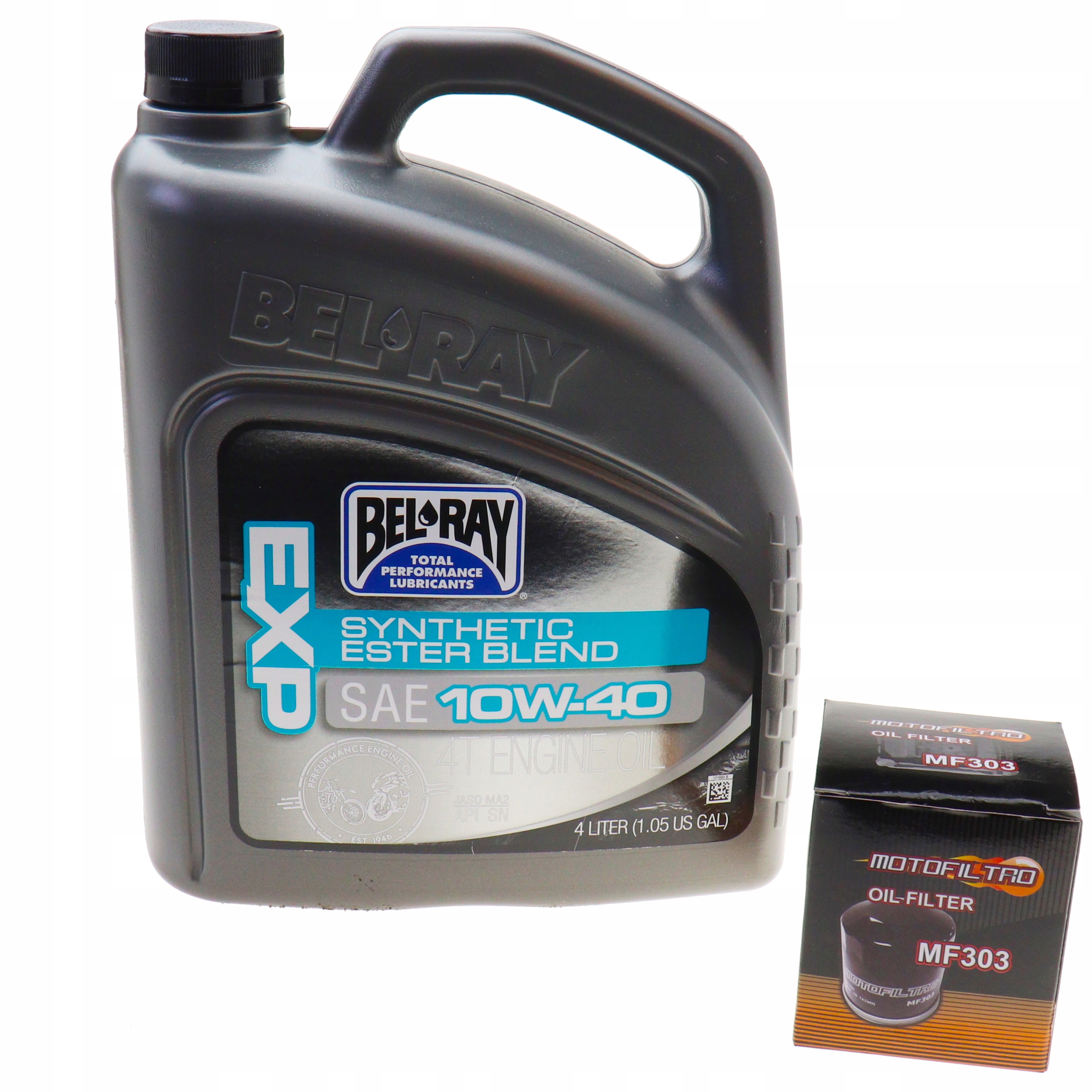

Olej motocyklowy Belray 4l filtr mf 303 honda yama
