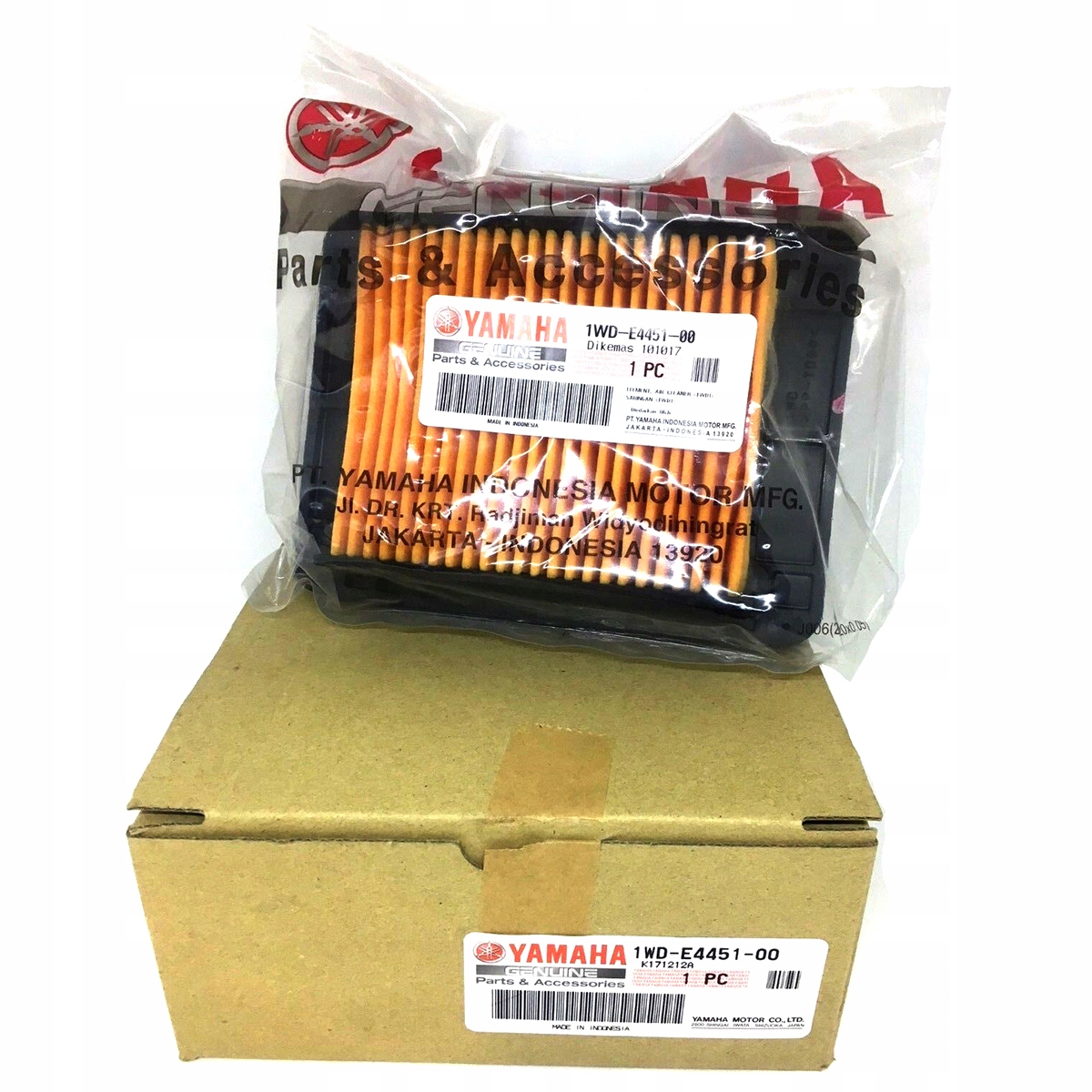 1508 - Оригинальный воздушный фильтр YAMAHA R3 YZF