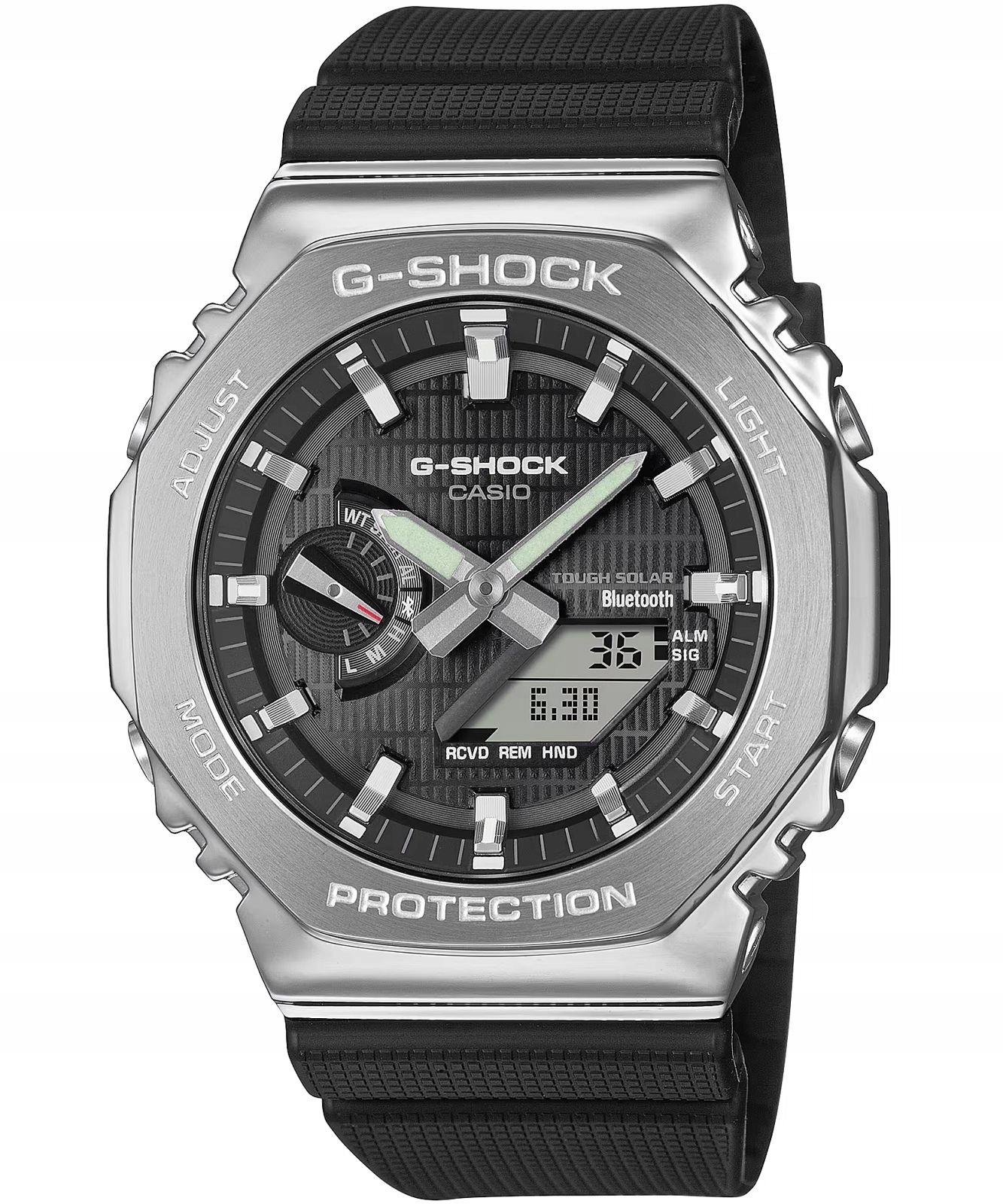 Pánské hodinky Casio G-shock Octagon Bluetooth Solar Casio-GBM-2100-1AER